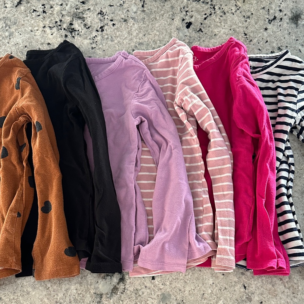 The children’s place girls long sleeve Small 5/6 bundle